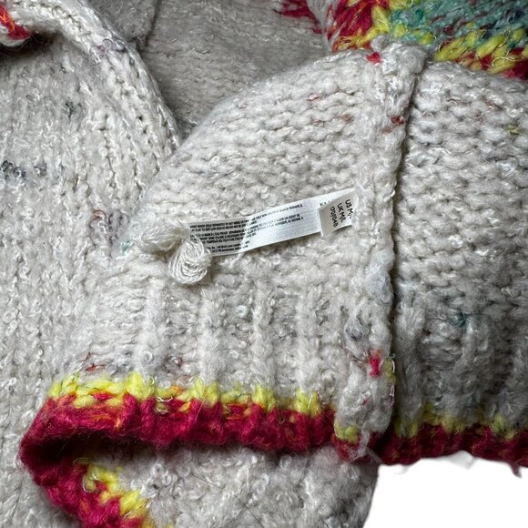 Daily Practice Anthropologie Love Me Heart Chunky Knit Cardigan Oversize XL - Picture 9 of 9